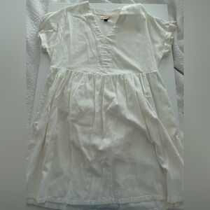 Universal Thread Cream V-Neck linen dress